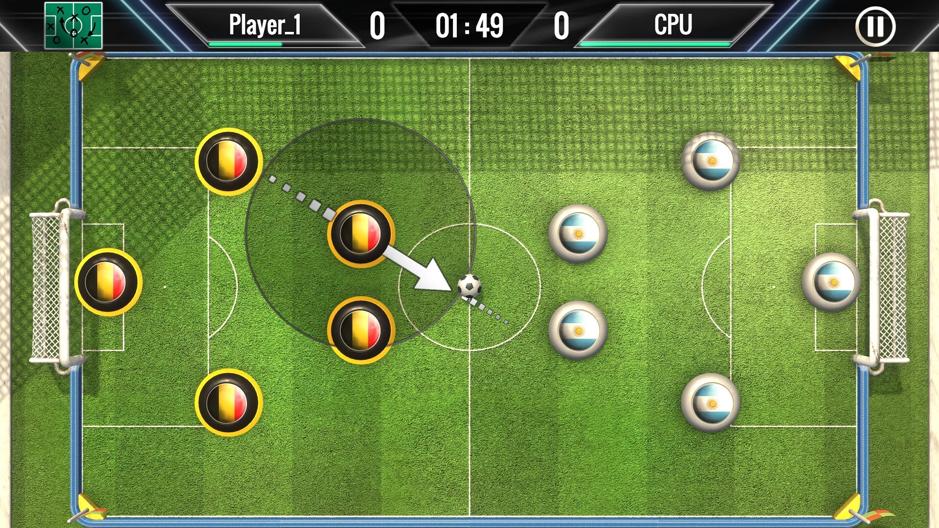 Изображение игры: Finger Football