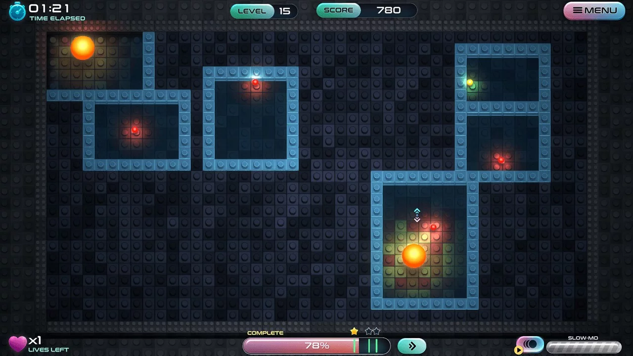 Изображение игры: JezzBall Atomic