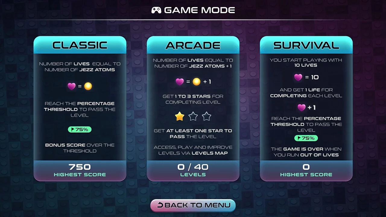 Изображение игры: JezzBall Atomic