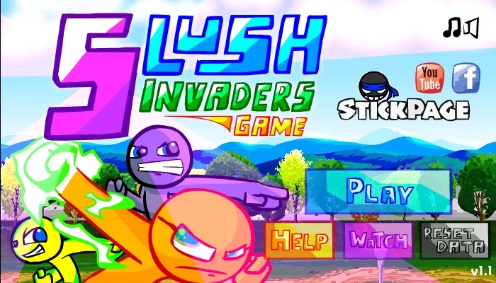 Изображение игры: Slush Invaders