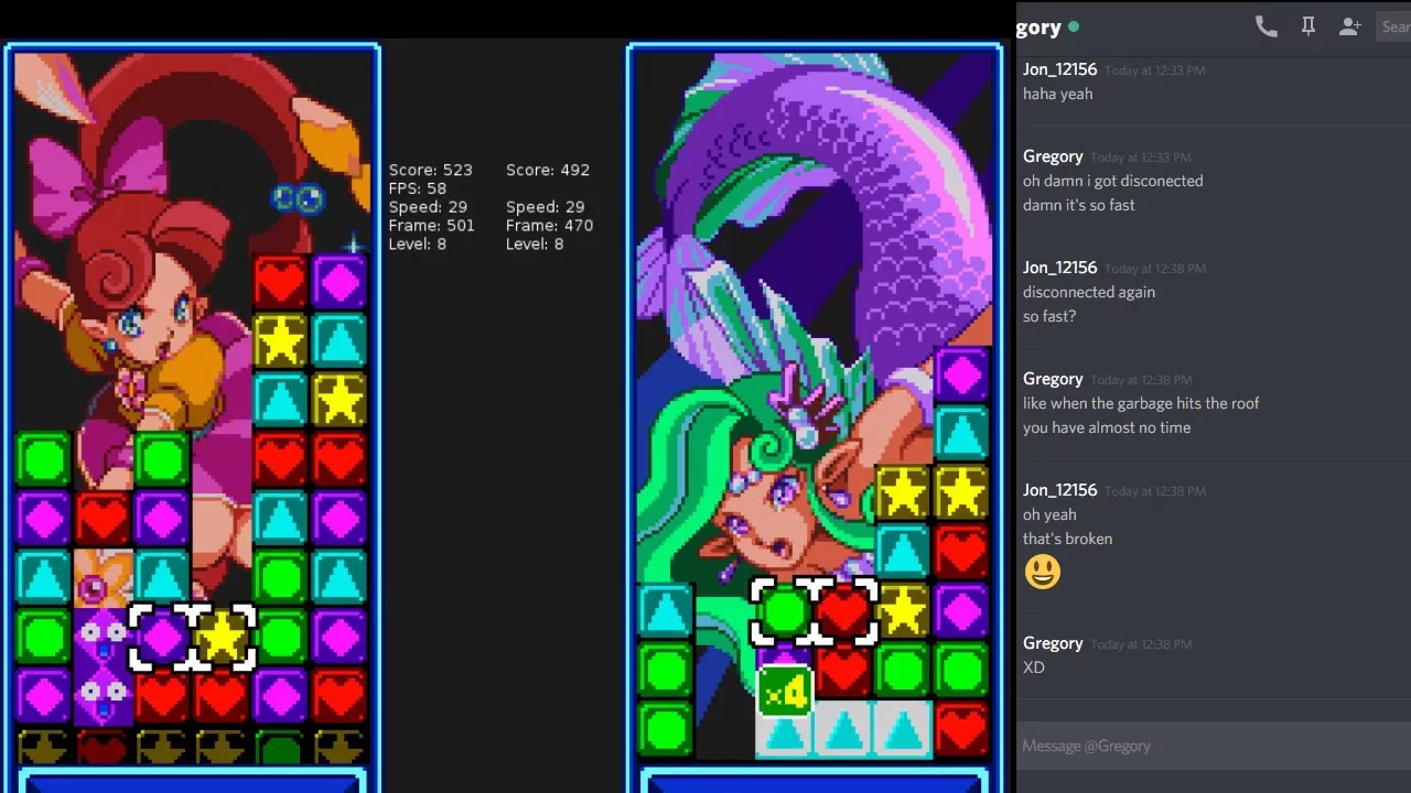 Изображение игры: Panel Attack