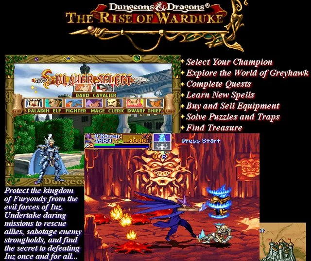 Изображение игры: Dungeons and Dragons: The Rise of Warduke