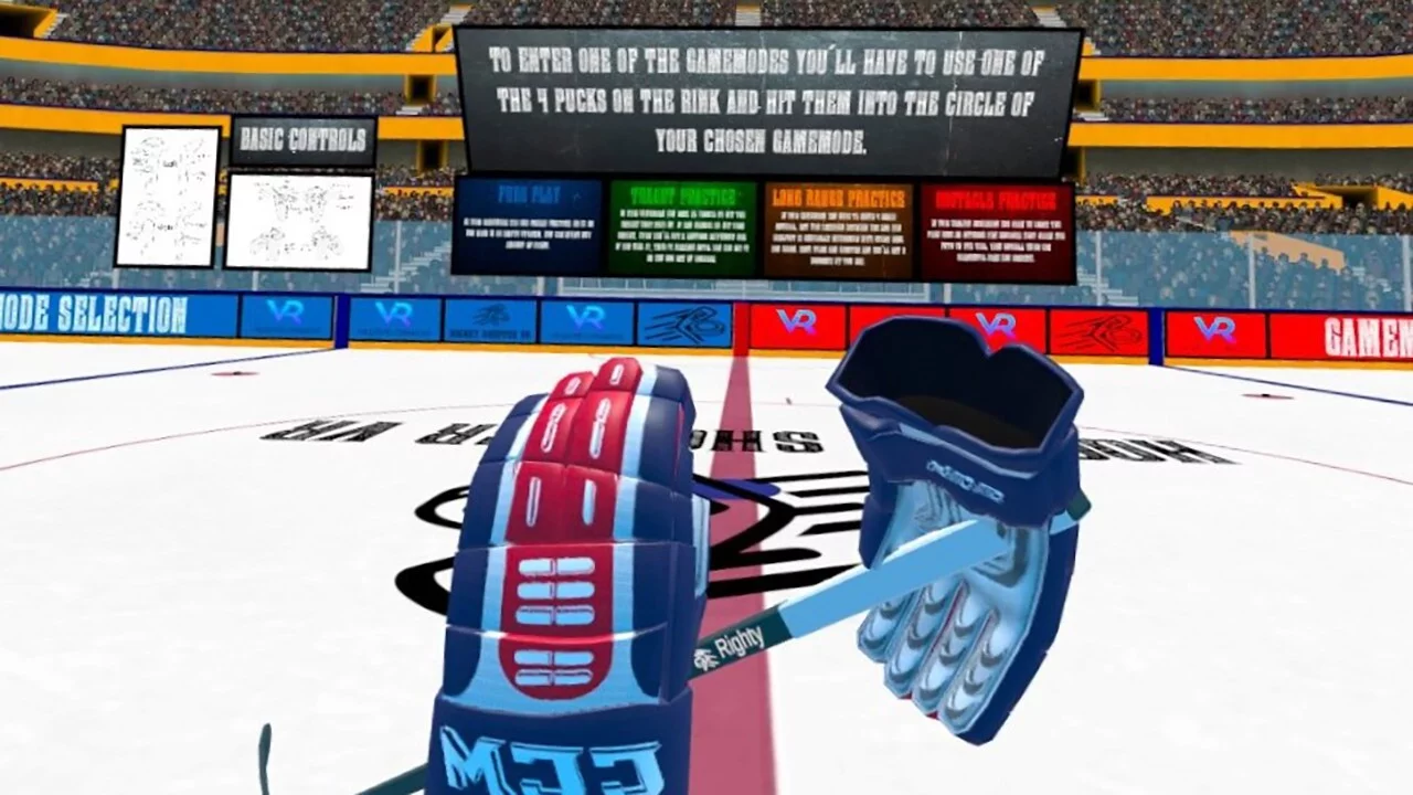 Изображение игры: Hockey Shooter VR
