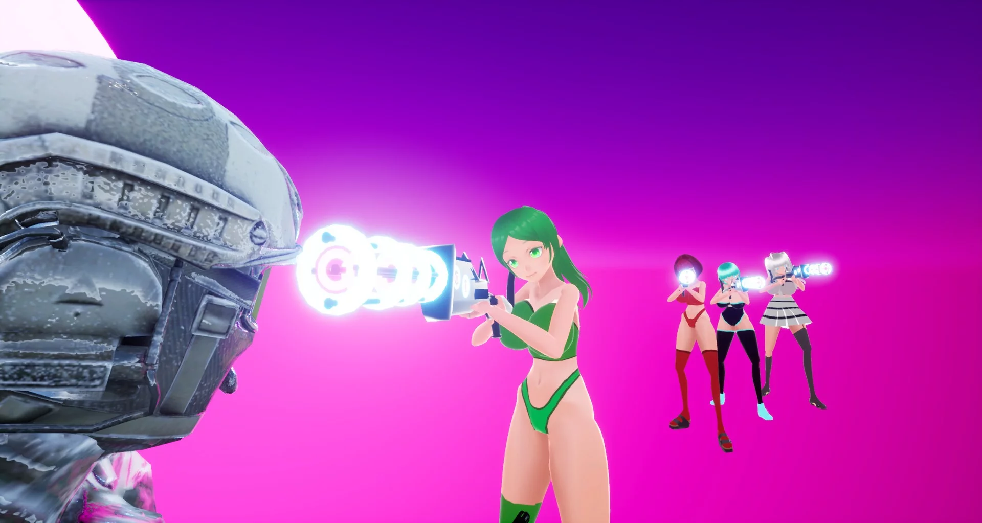 Изображение игры: Anime Girls VS Soldiers