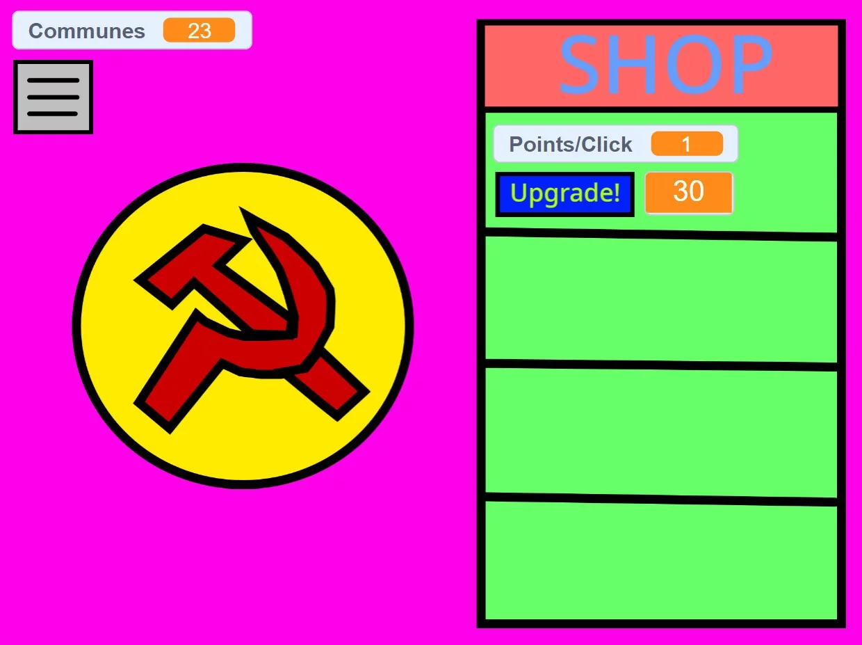 Изображение игры: Communist Clicker