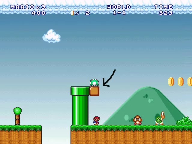 Изображение игры: Mario Forever