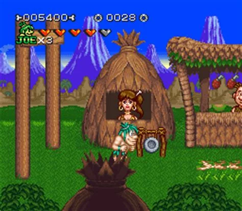 Изображение игры: Joe & Mac 2 (1994)