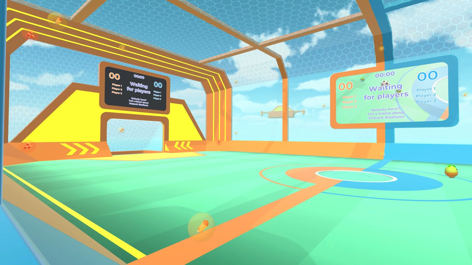 Изображение игры: Jetpack Stadium