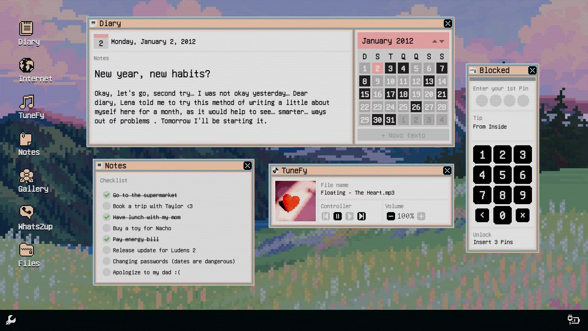 Изображение игры: OS:Memories