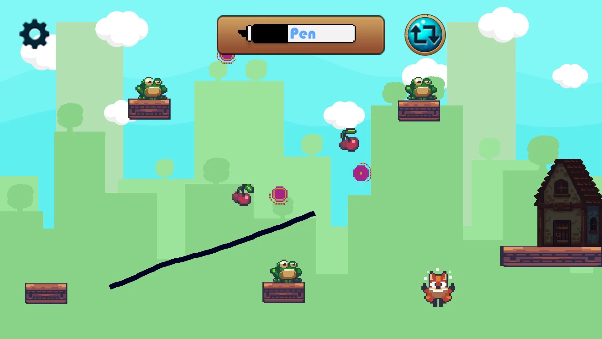 Изображение игры: The Fox's Drawing World