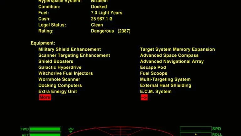 Изображение игры: Oolite: an open-world space opera