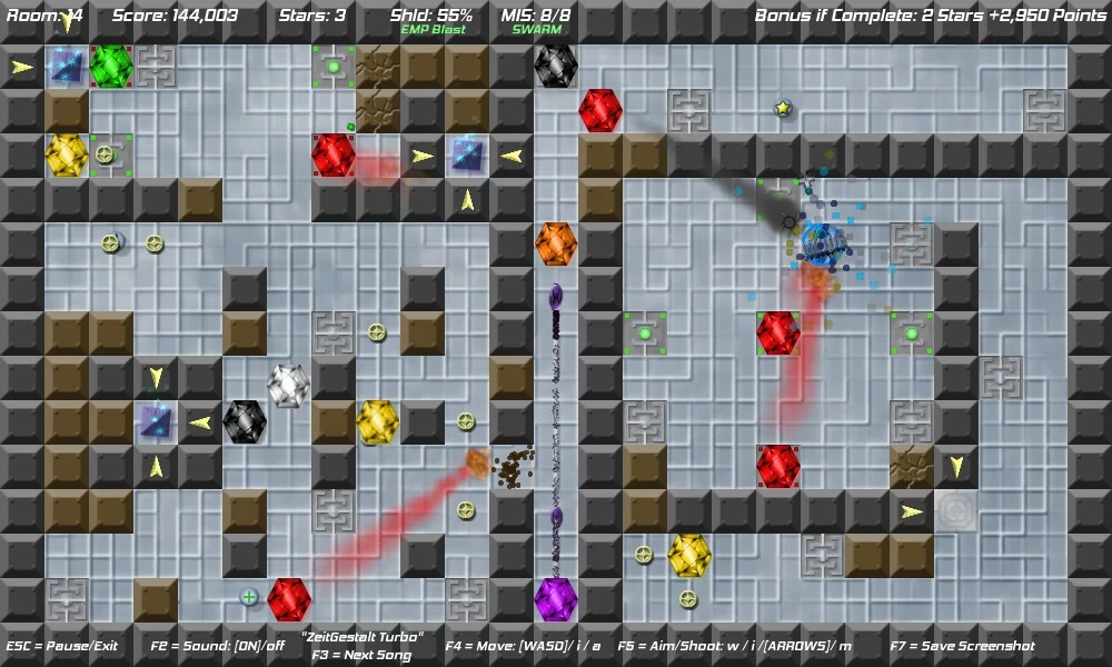 Изображение игры: Gem Raider 2