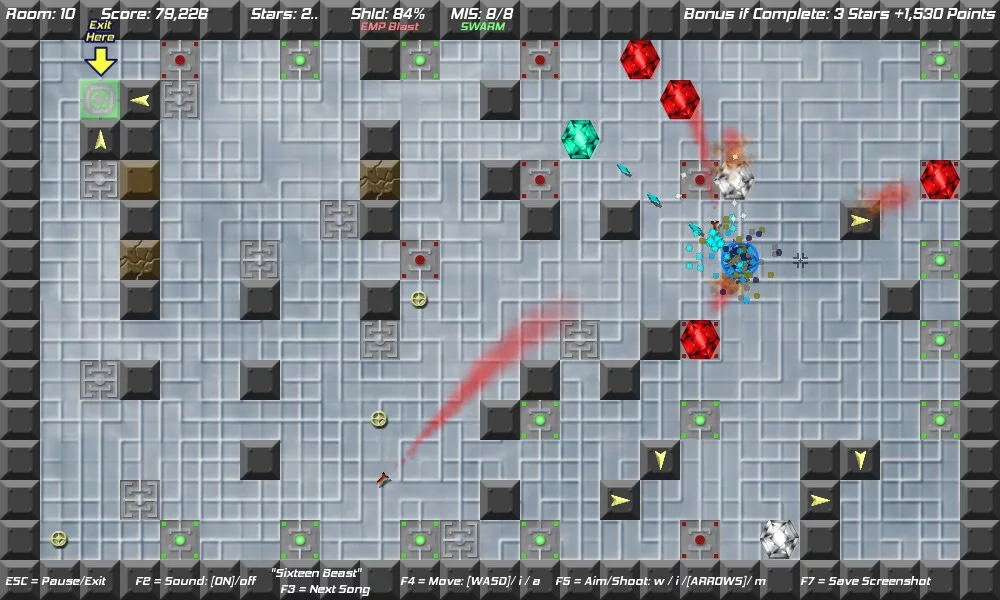 Изображение игры: Gem Raider 2