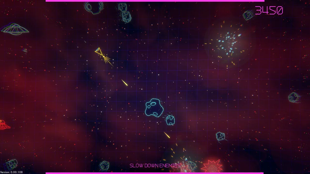 Изображение игры: Asteroids: Recharged