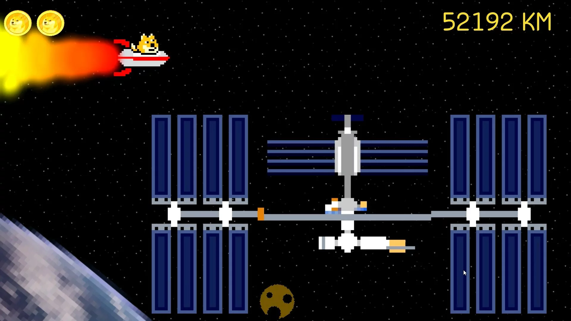 Изображение игры: Doge to the Moon