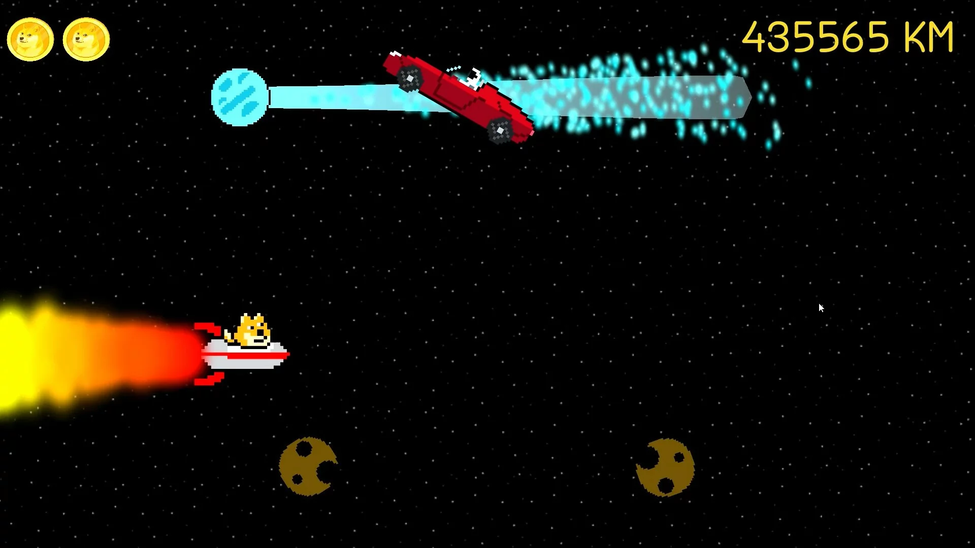 Изображение игры: Doge to the Moon