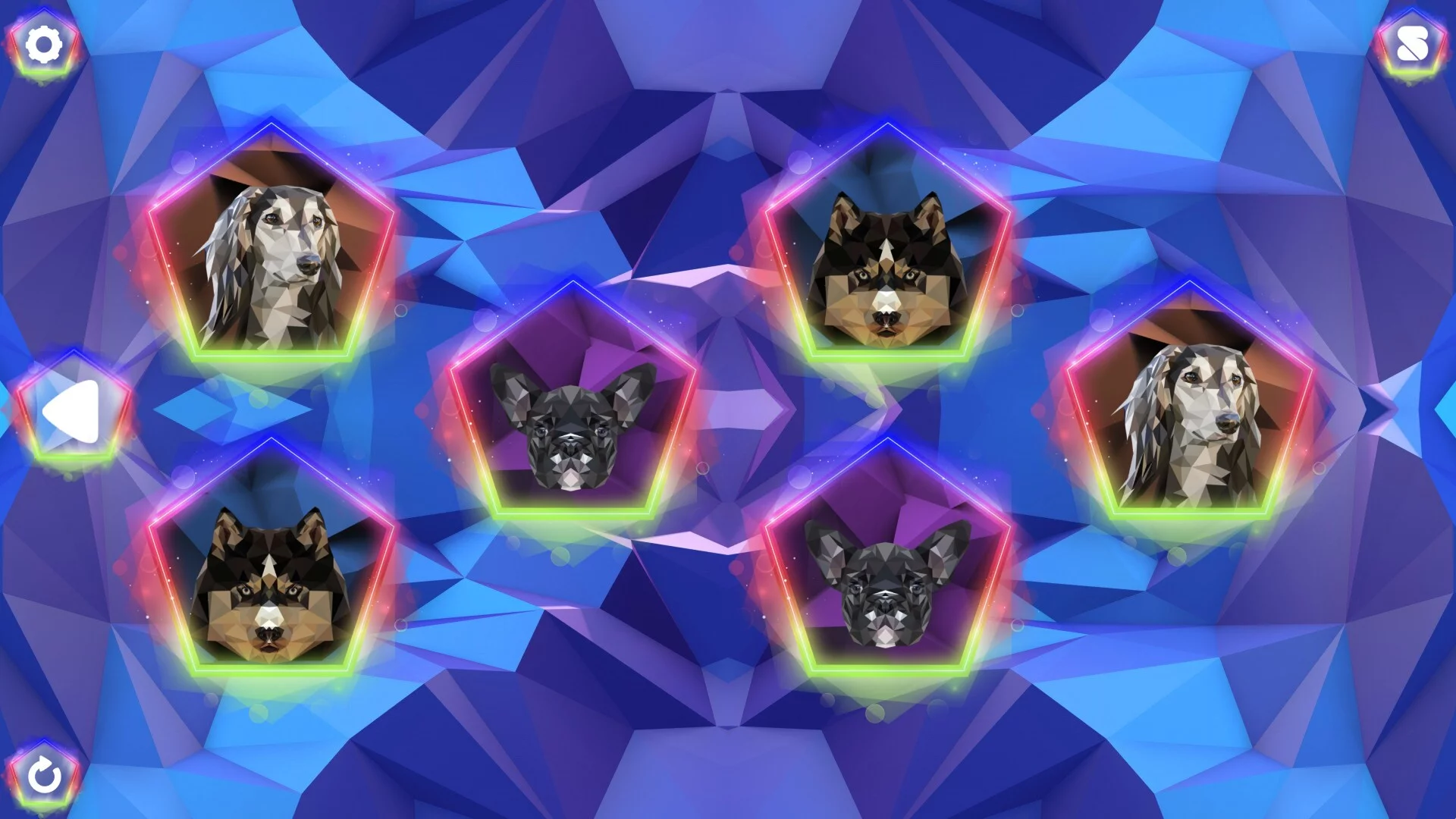 Изображение игры: Poly Memory: Dogs