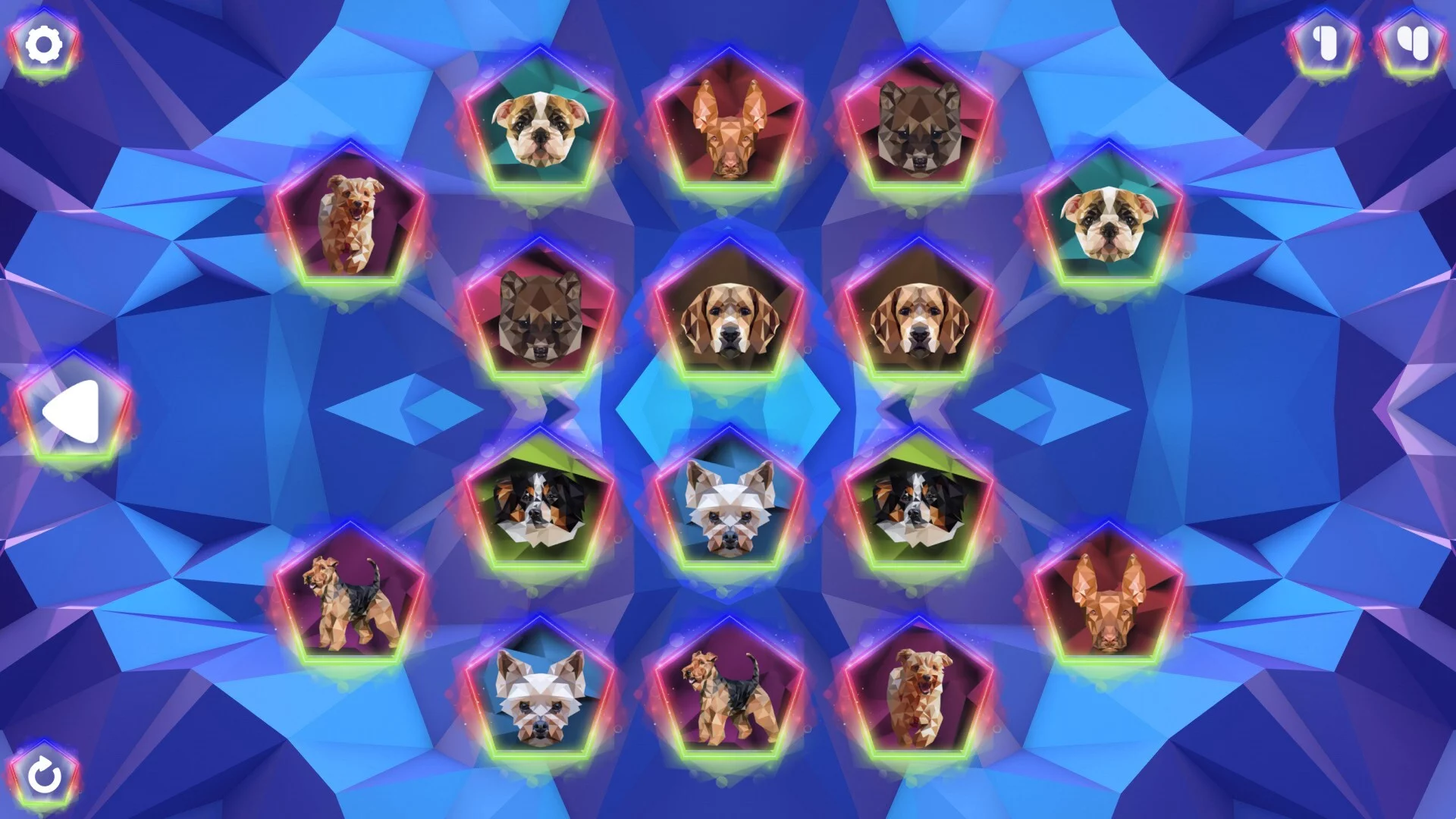 Изображение игры: Poly Memory: Dogs