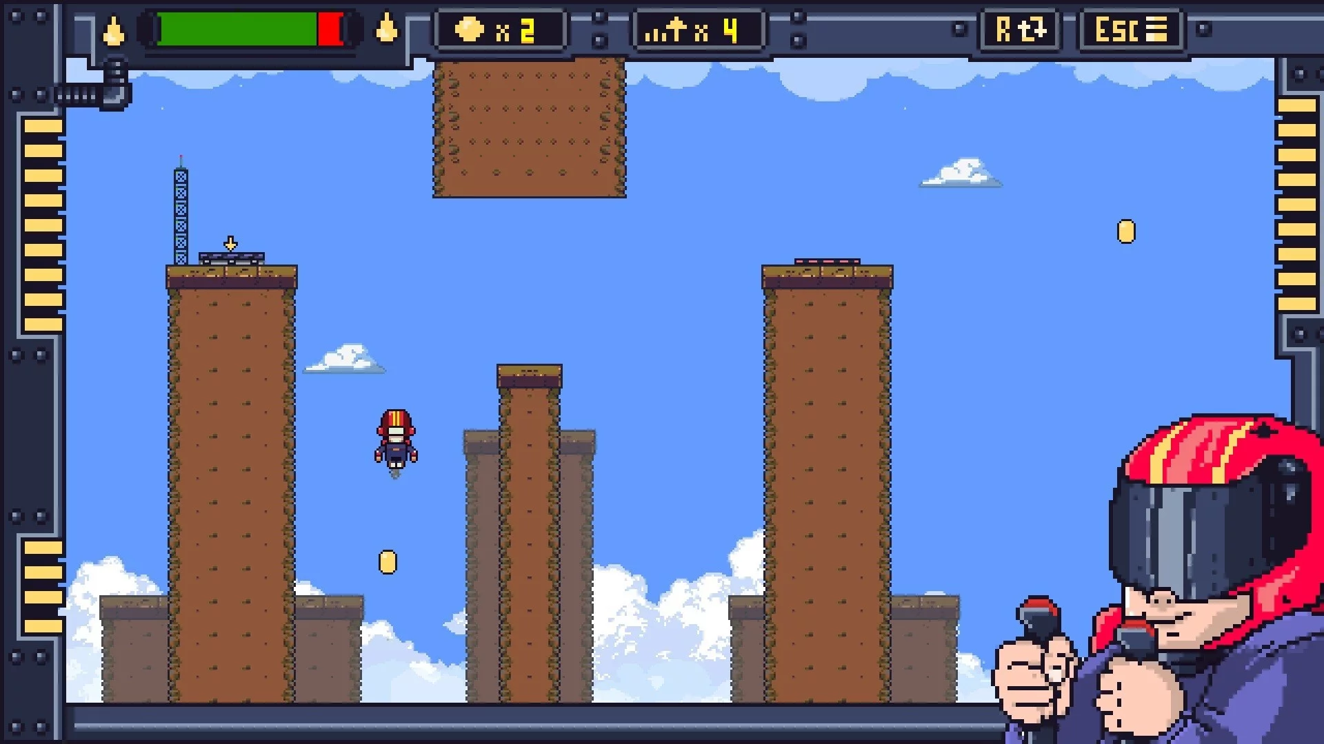 Изображение игры: Jetpackman