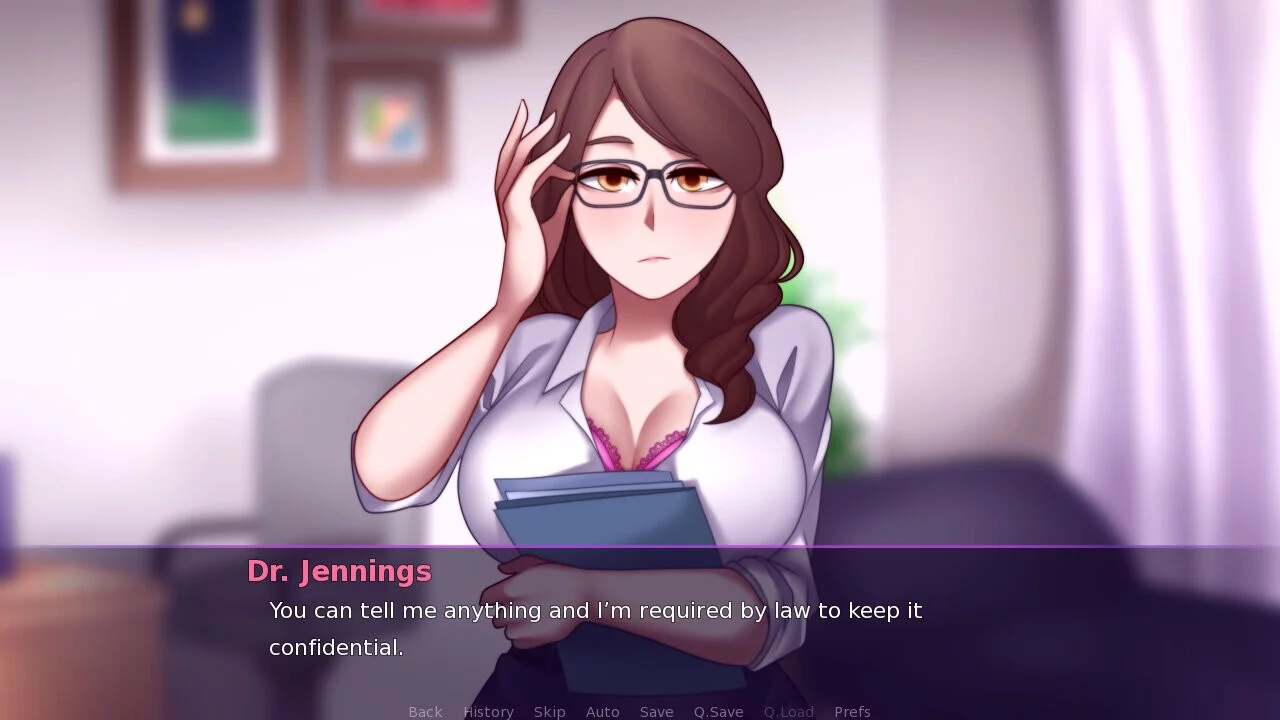 Изображение игры: My Therapist is a Futanari