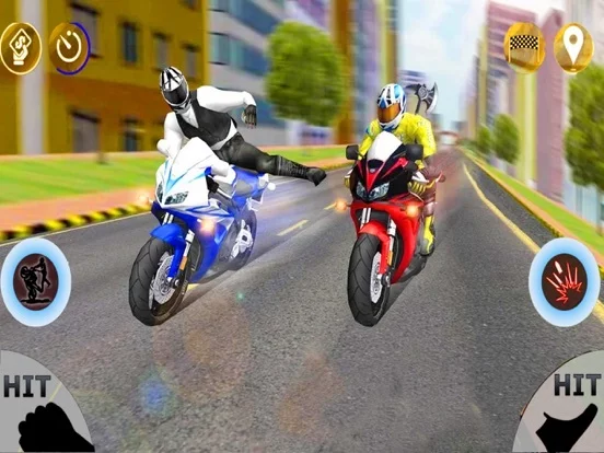 Изображение игры: Moto Bike Attack Racing