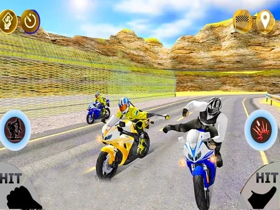 Изображение игры: Moto Bike Attack Racing