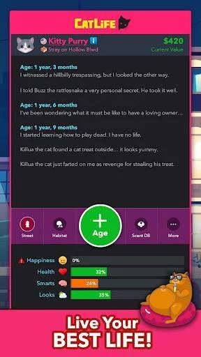 Изображение игры: CatLife: BitLife Cats