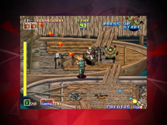 Изображение игры: SHOCK TROOPERS ACA NEOGEO