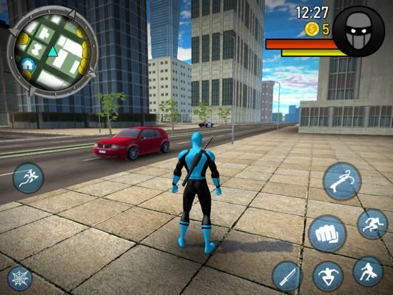 Изображение игры: Blue Ninja: Superhero Game