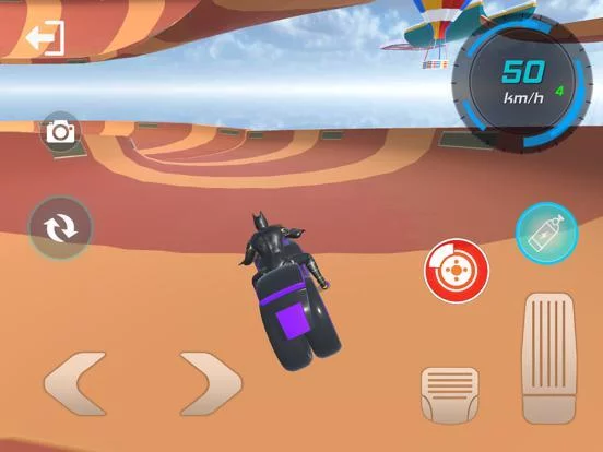 Изображение игры: SuperHero Bike Stunt Racing Go