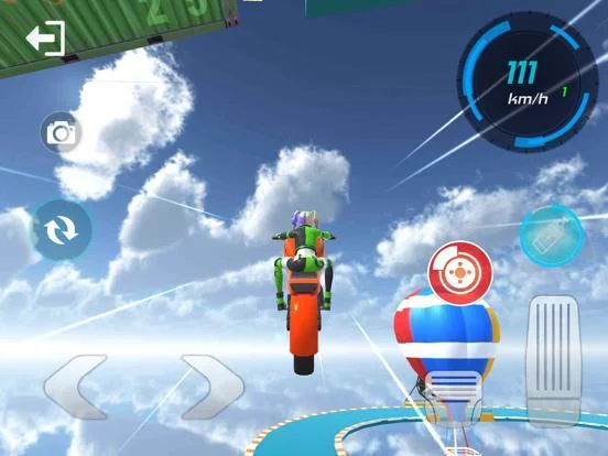 Изображение игры: SuperHero Bike Stunt Racing Go