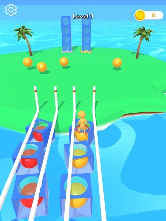 Изображение игры: Hoop Race!