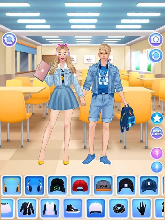 Изображение игры: High School Couple Makeover