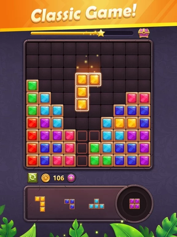 Изображение игры: Block Puzzle Gem