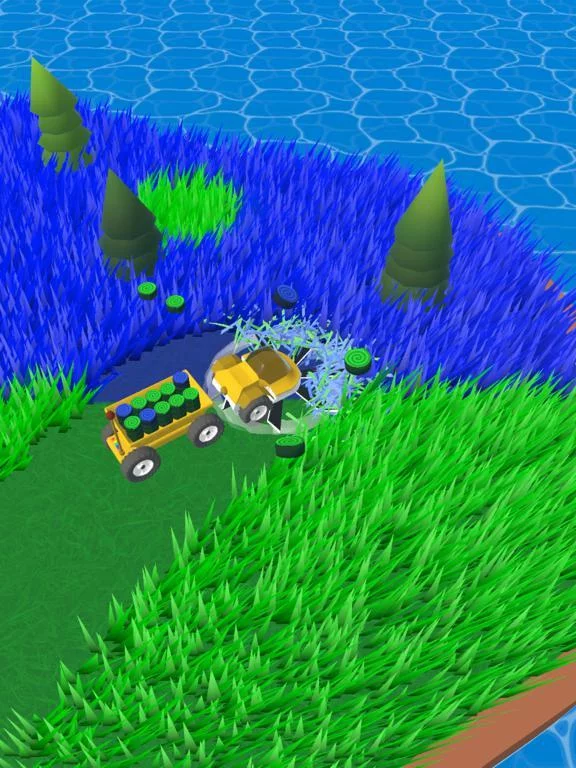Изображение игры: Grass Master: Lawn Mowing 3D