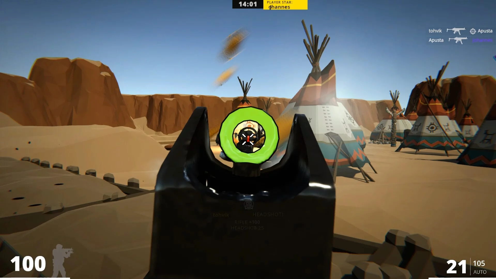 Изображение игры: Gunslinger Valley
