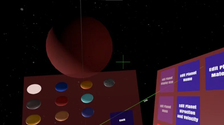 Изображение игры: 3D Solar System Simulator