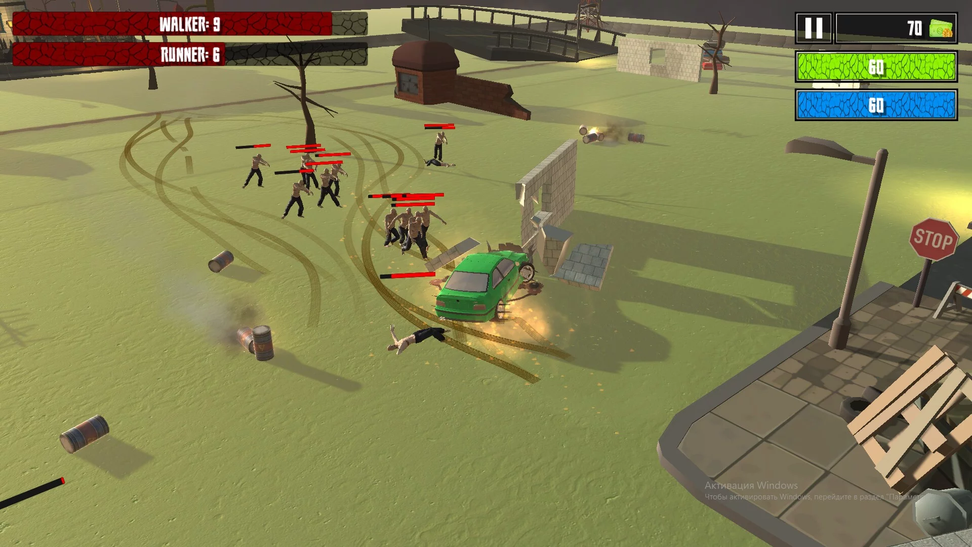 Изображение игры: The Zombie Smasher