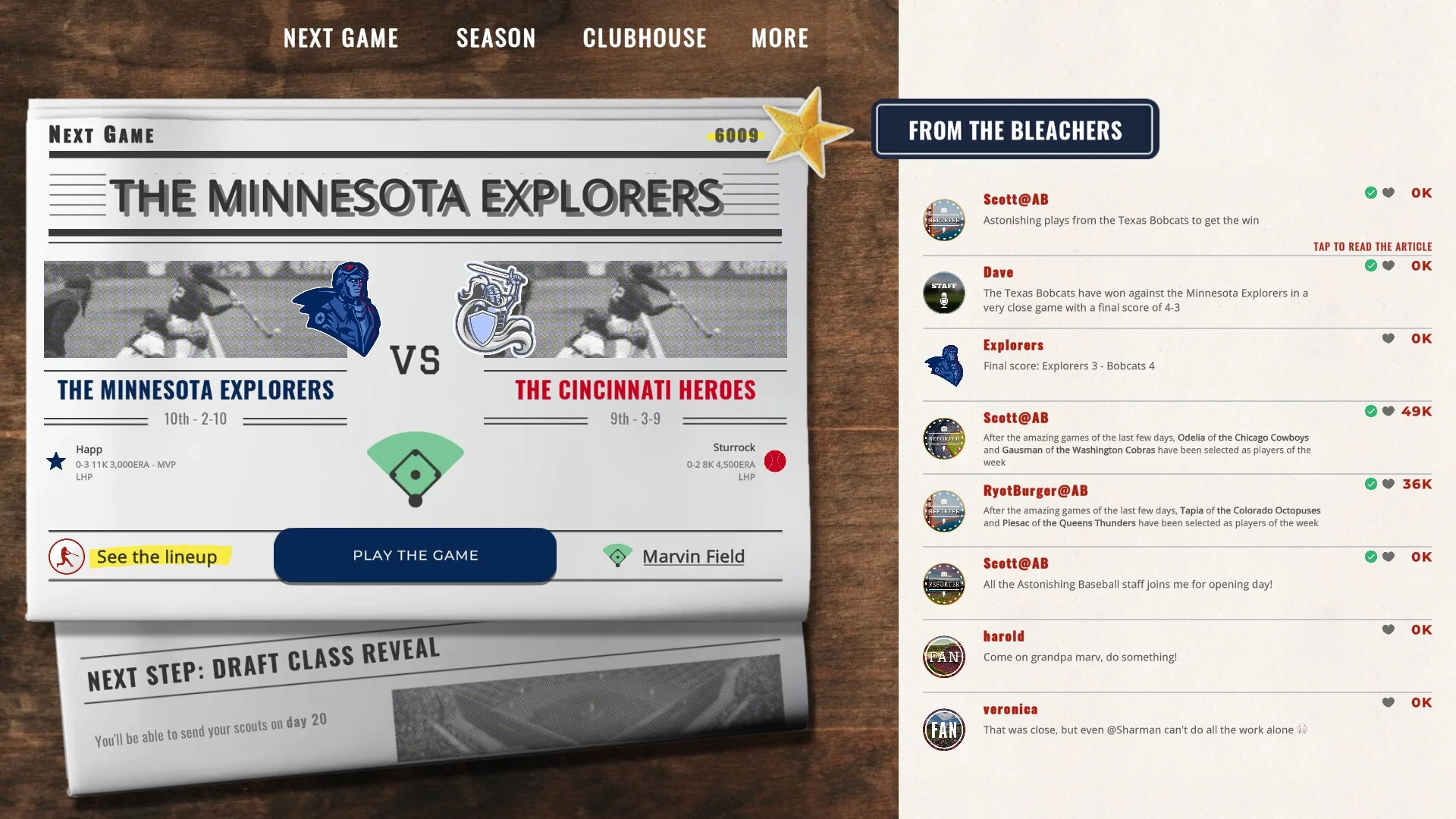 Изображение игры: Astonishing Baseball Manager 21