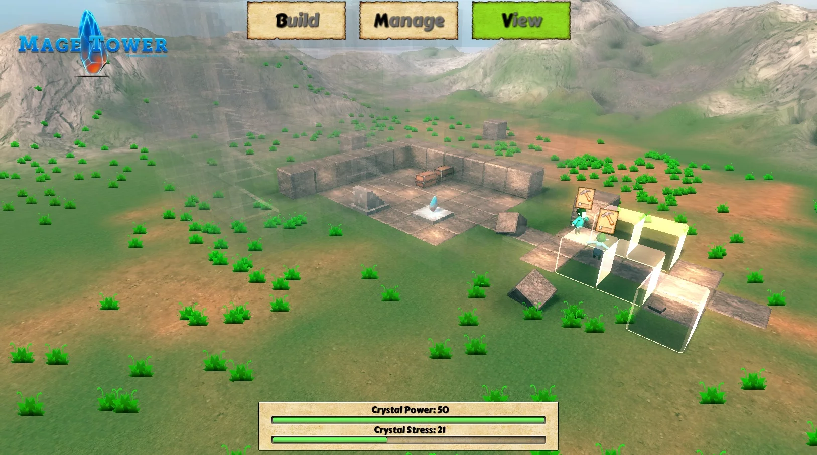 Изображение игры: Mage Tower