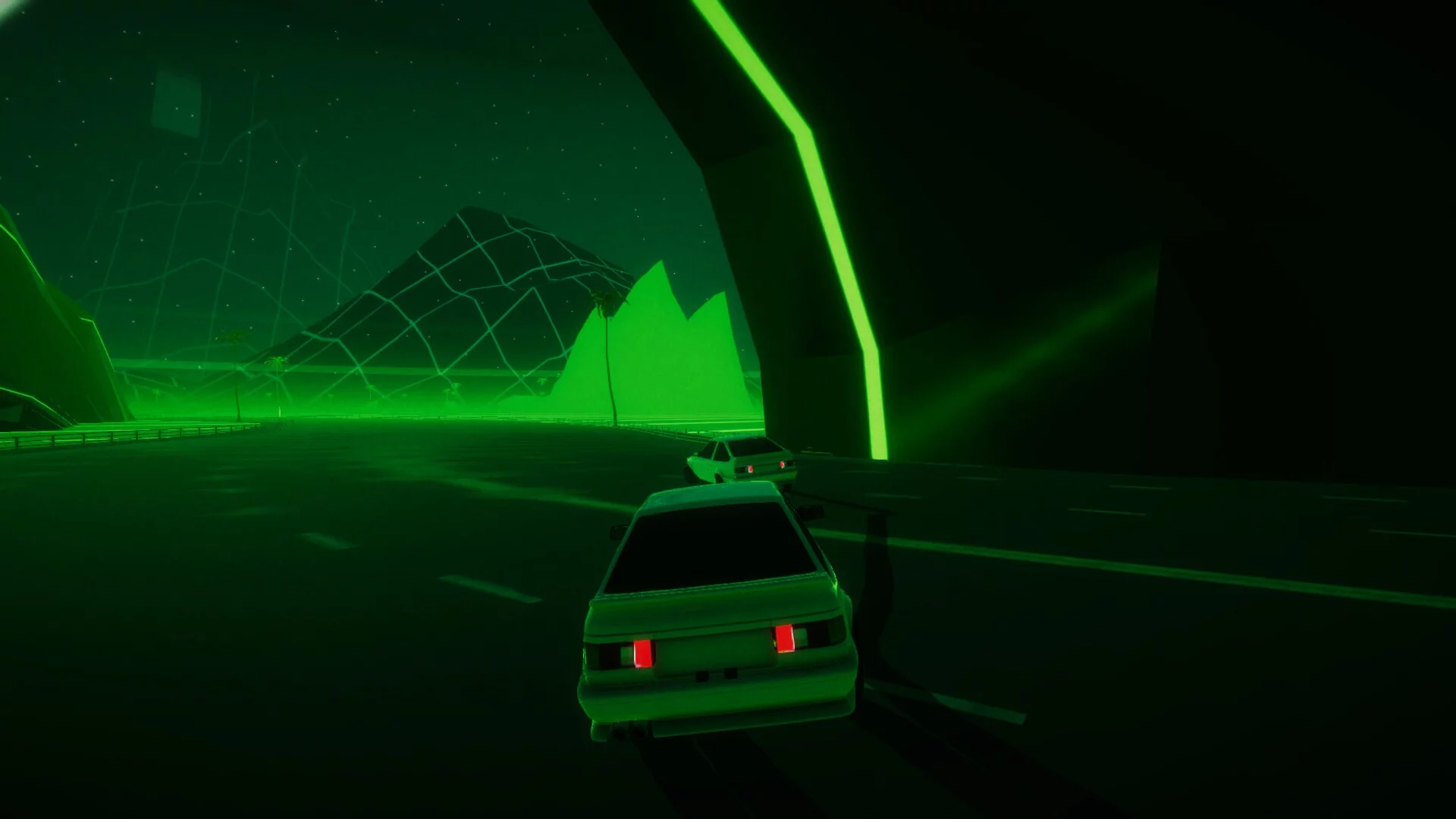 Изображение игры: RetroDrift: Retrowave Online Road