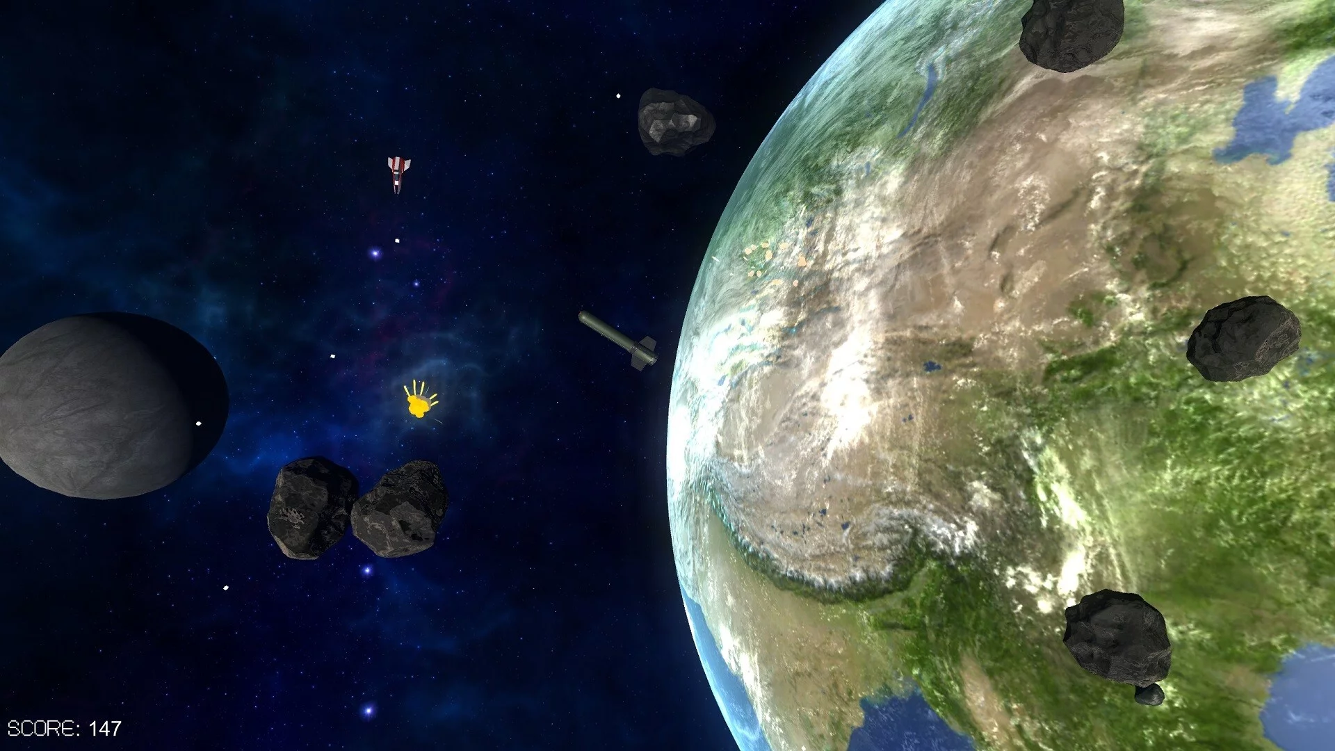 Изображение игры: Asteroides