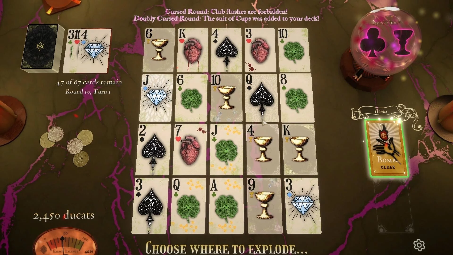 Изображение игры: Curses of Tarot