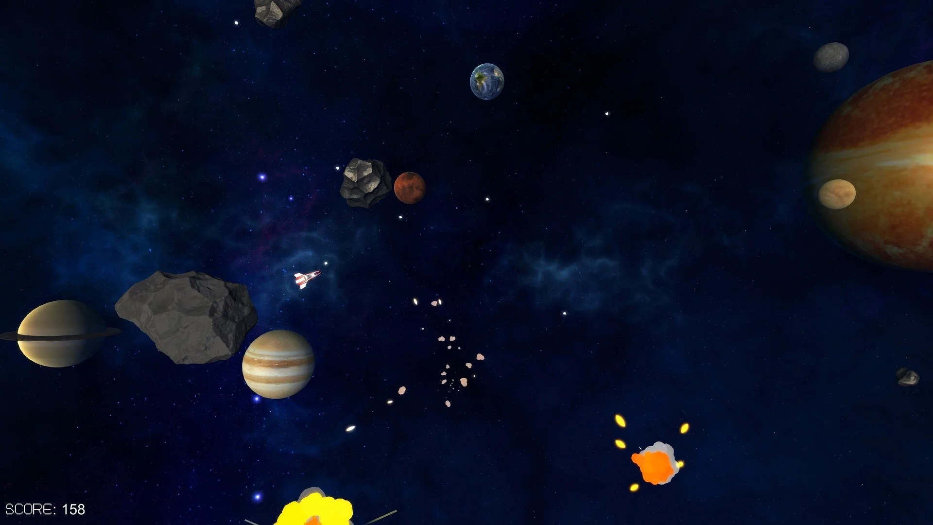Изображение игры: Asteroides