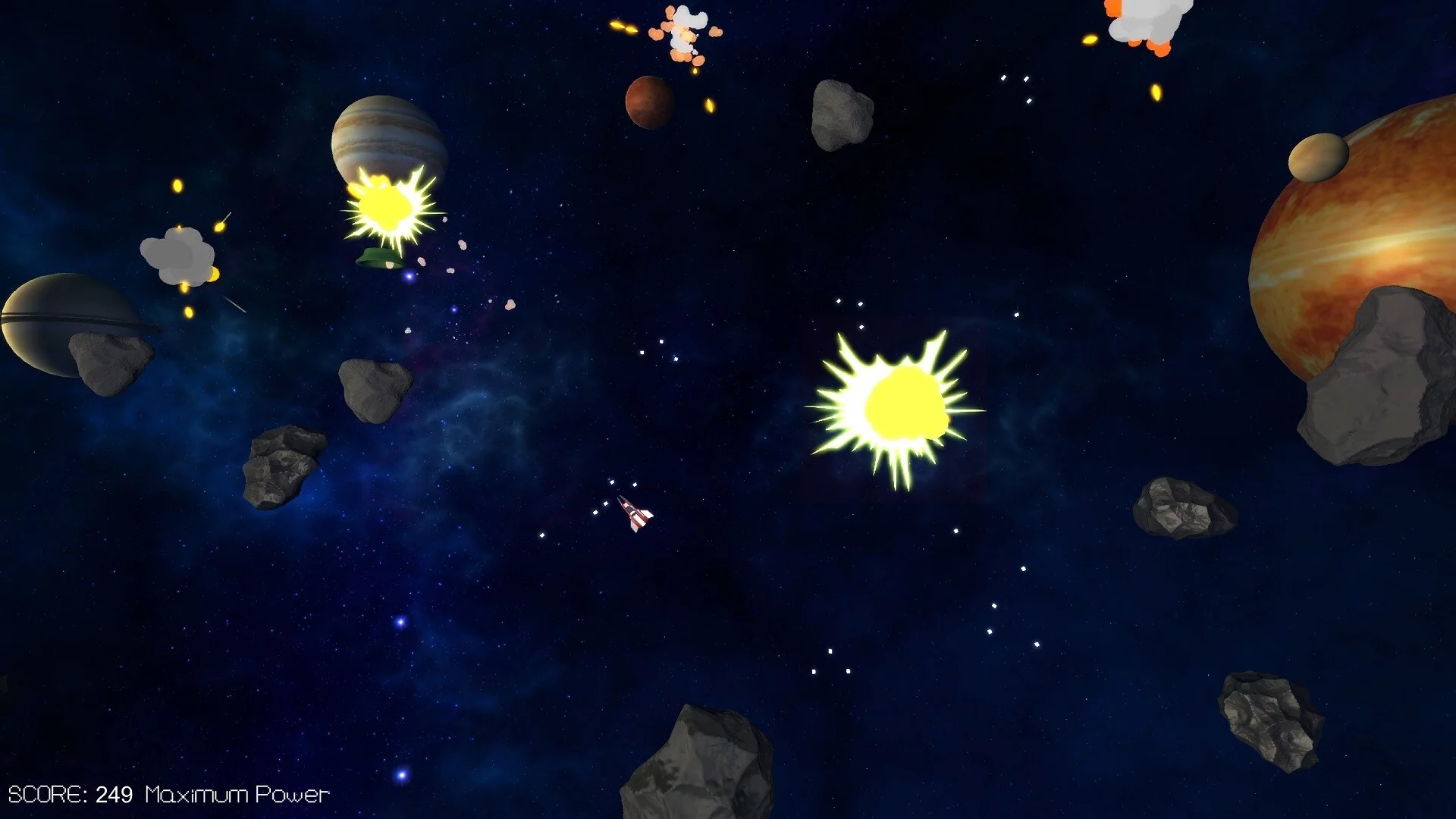 Изображение игры: Asteroides