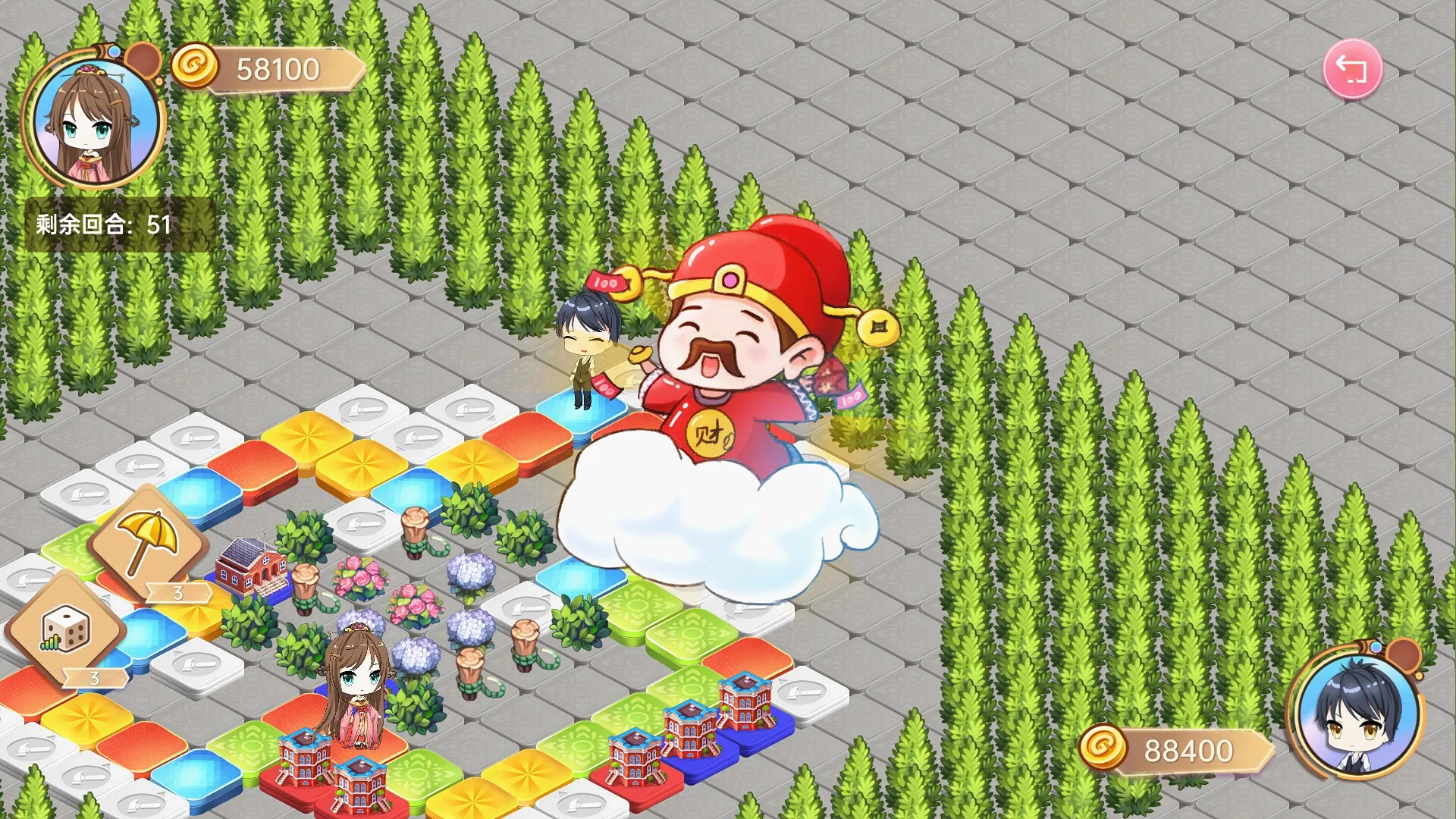 Изображение игры: 大富翁少女/Rich Girls