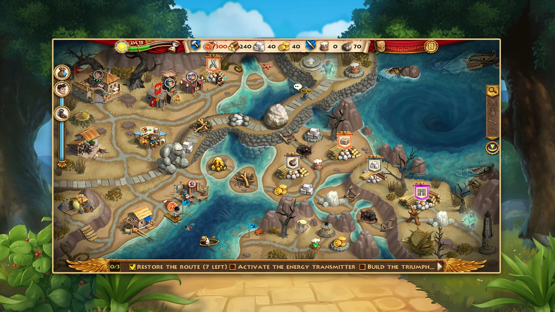Изображение игры: Roads Of Rome: Portals Collector's Edition
