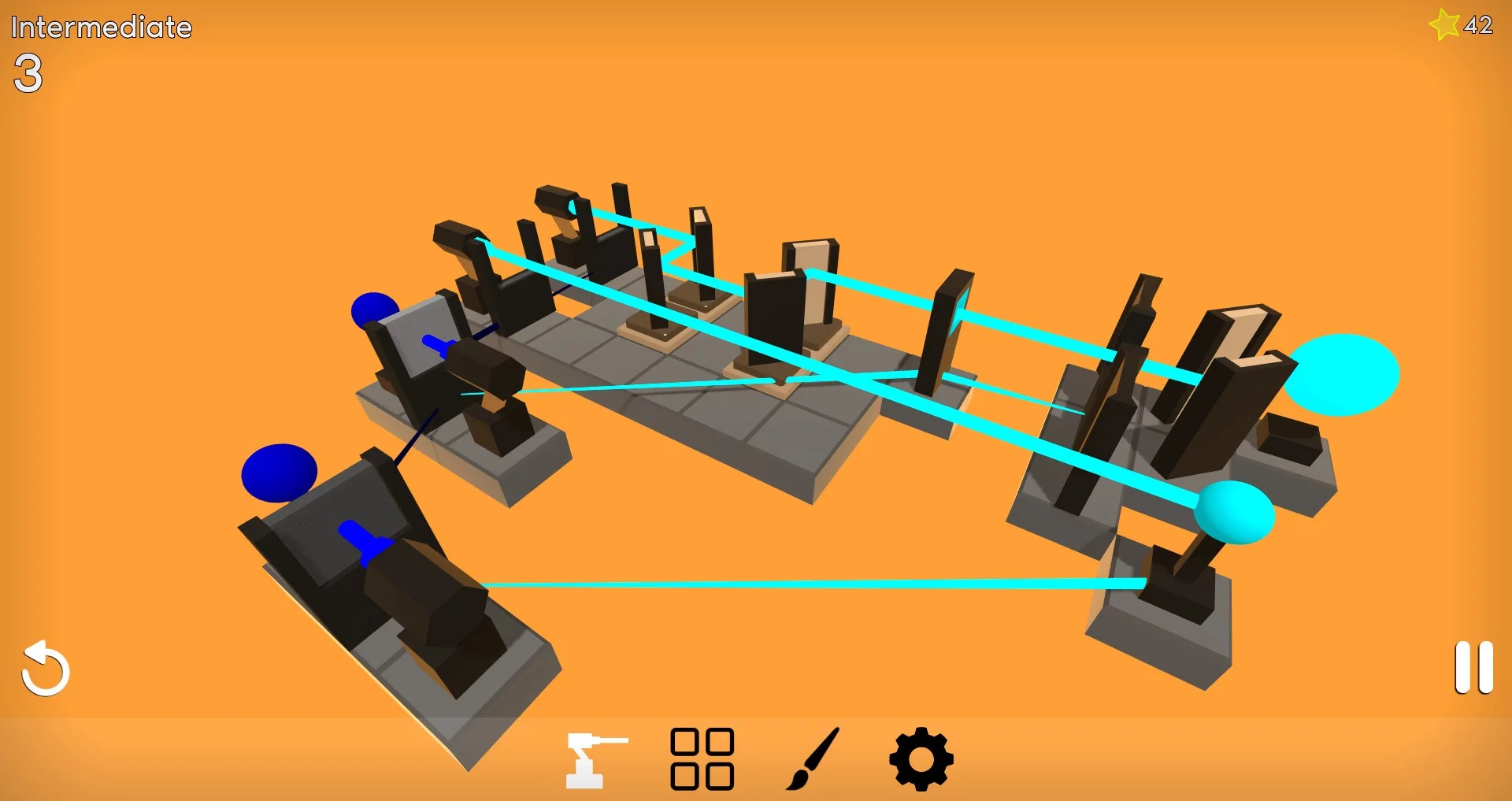 Изображение игры: Laser Bounce