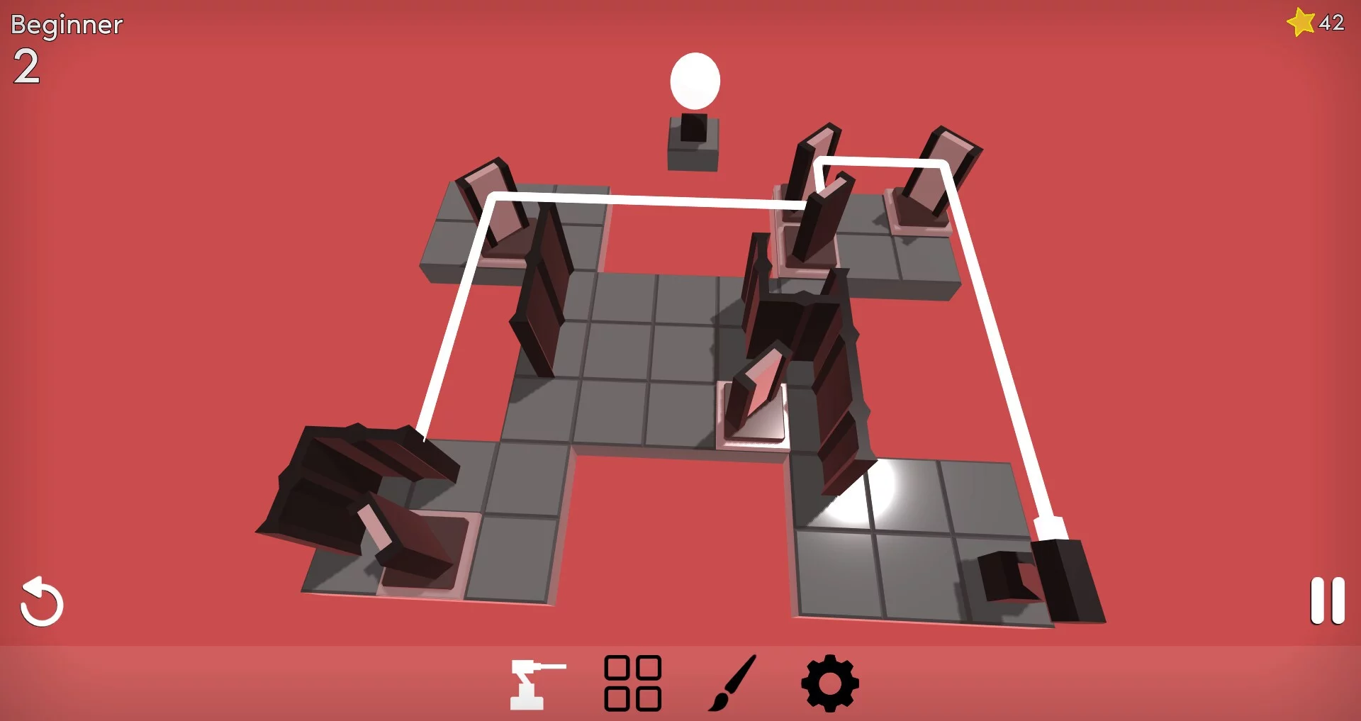 Изображение игры: Laser Bounce