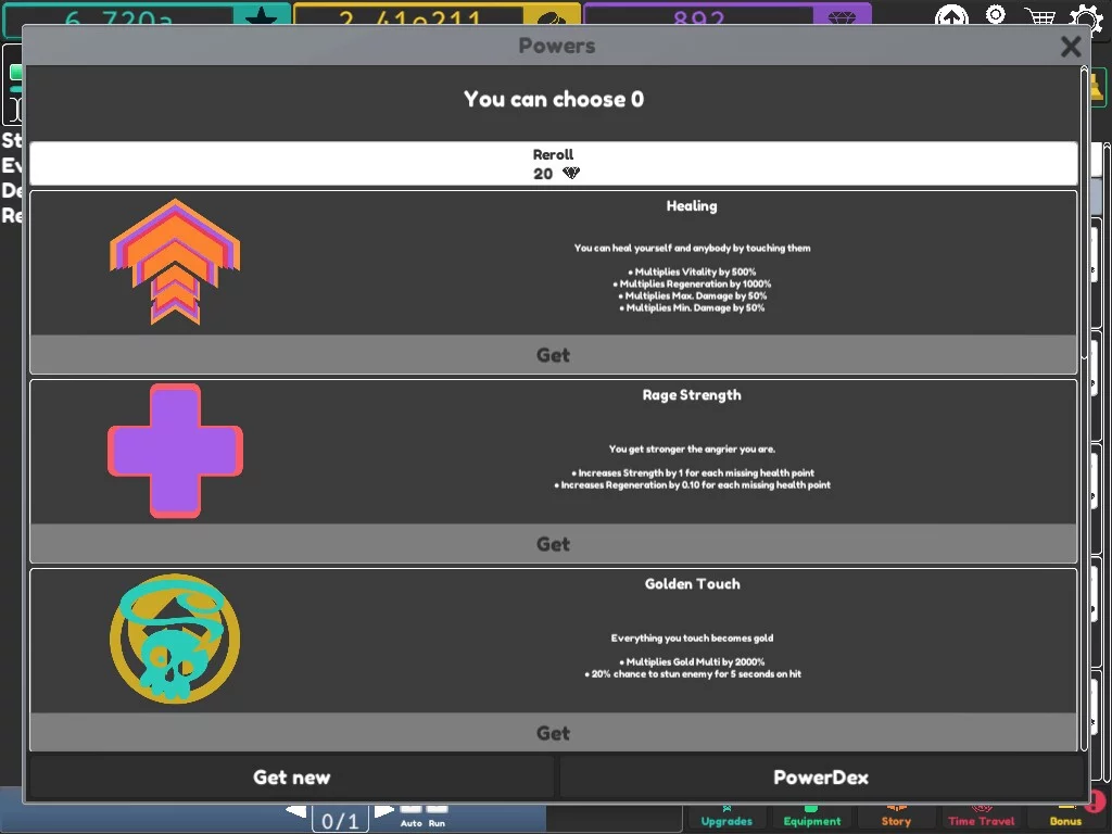 Изображение игры: Idle Superpowers